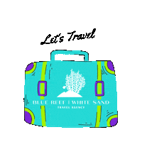 Travel Vacaciones Sticker by Blue Reef White Sand