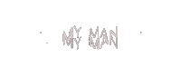 My Man Sticker Sticker by Winona Oak