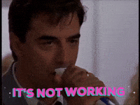 hbo uh oh miranda break up newspaper GIF