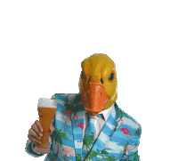 Party Auf Sticker by Ingo ohne Flamingo