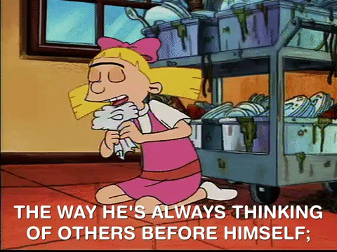 hey arnold nicksplat GIF