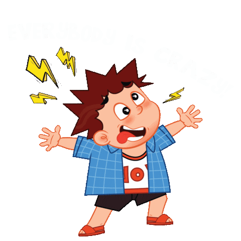 sochuthebookseries giphyupload crazy crazyworld sochu Sticker