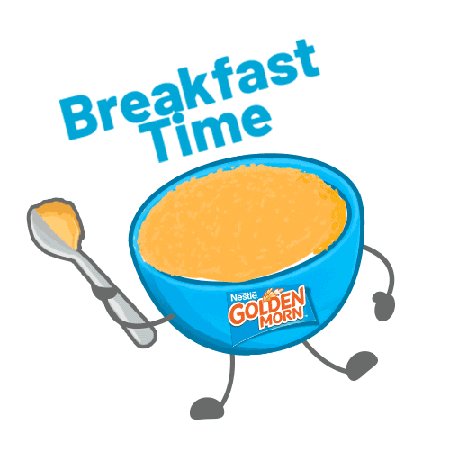 Breakfast Time Morning Sticker by @nestle_nigeria
