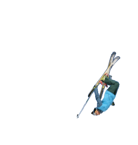 StrafeOuterwear ski skiing backflip aspen Sticker