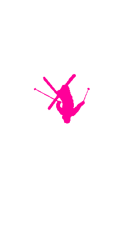 VisitVoss backflip skier voss visitvoss Sticker