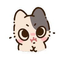 Angry Golden Retriever Sticker