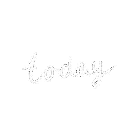 Today White Letters Sticker by Daphneinthetrees
