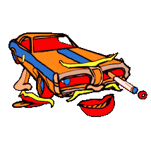 pop art animation STICKER by Dax Norman