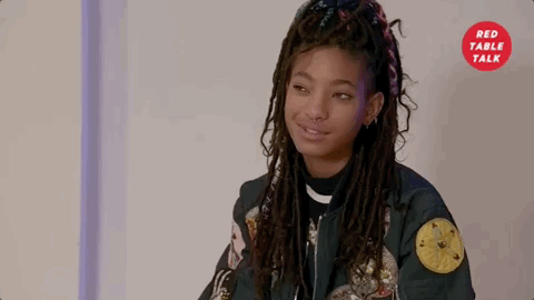 willow smith giggle GIF by Red Table Talk