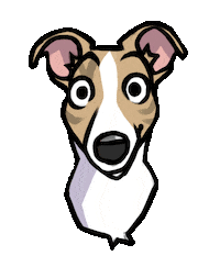 Happy Dog Sticker
