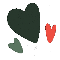 Shopsmall Hearts Sticker