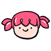 Happy Girl Sticker