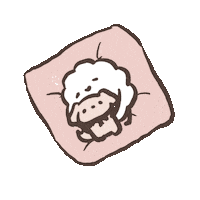 Dog 睡 Sticker