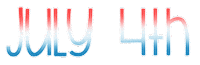 Independence Day July Sticker