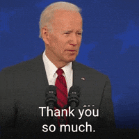 Joe Biden Thank You GIF by The Democrats