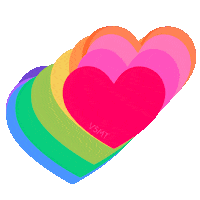 I Love You Heart Sticker by V5MT