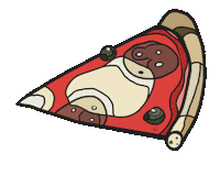 Tomato Sauce Pizza Sticker