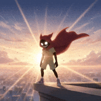 Flying Super Hero GIF by G*BOY