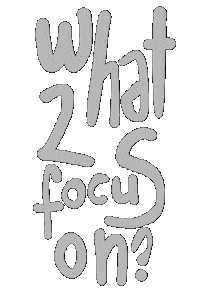 Focus What Sticker by Selen Kilinc