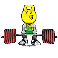 Workout Gym Sticker by Kettlebell Gains Apparel