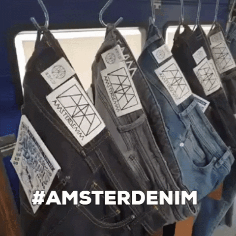 Amsterdenim giphygifmaker fashion amsterdam jeans GIF