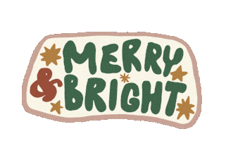 LittleBeacon christmas merry bright festive Sticker