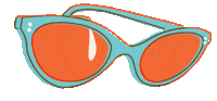 Sunglasses Vacation Sticker by Pixel Park