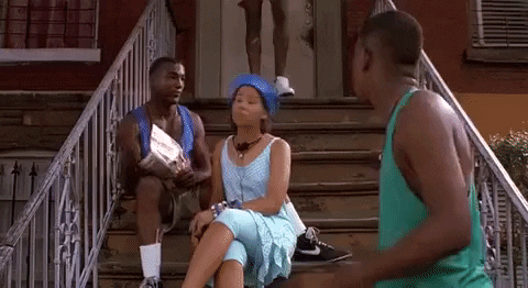 do the right thing pointing GIF