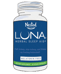 nestednaturals sleep bottle luna supplements Sticker