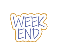 Weekend Sticker by popandpartners