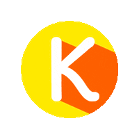 Orange Abc Sticker