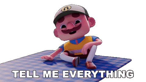 Chatting Tell Me Sticker by Mojo Swoptops