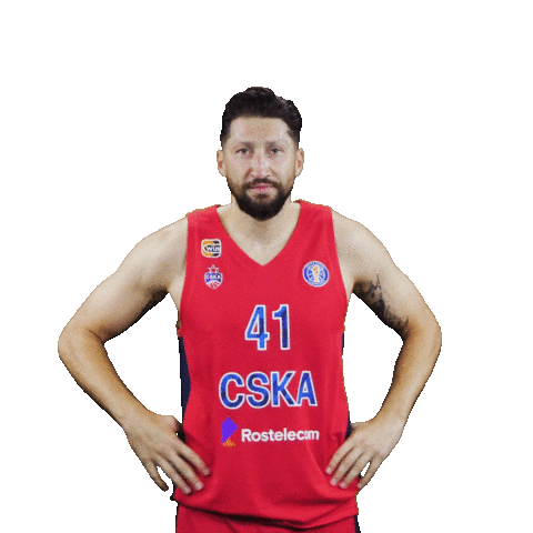 Basketball Team Sticker by CSKA Moscow