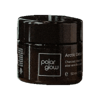 polarglowcosmetics mask glow cosmetics facemask Sticker