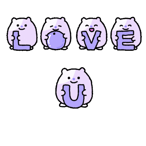 Love You Heart Sticker