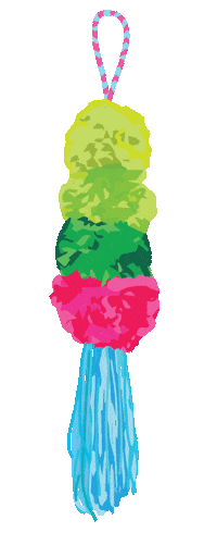 Pompoms Sticker by Loome