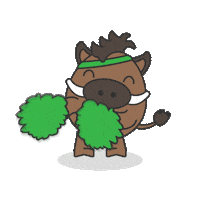 meyPich kawaii cheer cheering boar Sticker