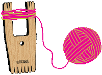 Craft Yarn Sticker by Loome