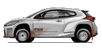 Rally Toyota Sticker