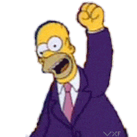 homero simpson simpsons STICKER