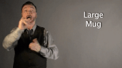 sign language large mug GIF by Sign with Robert