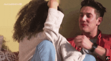 First Kiss Romance GIF by AwesomenessTV