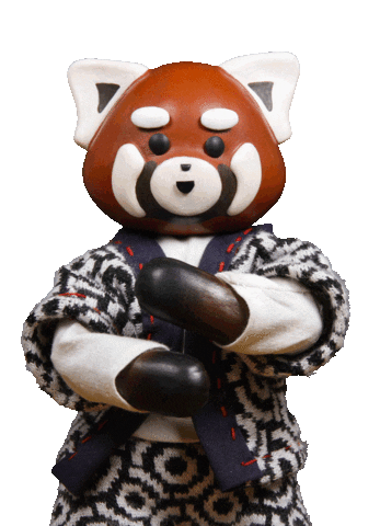 Red Panda Dancing Sticker