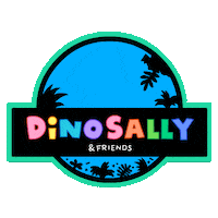 Happy Jurassic Park Sticker by DINOSALLY