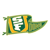 San Francisco Pennant Sticker by University of San Francisco