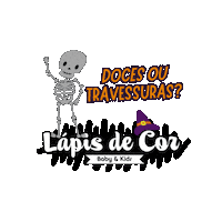 Halloween Doces Ou Travessuras Sticker by Lápis de Cor