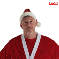 RyobiAu christmas xmas santa baz Sticker
