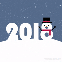 new year snowman GIF by TV5MONDE Asie Pacifique