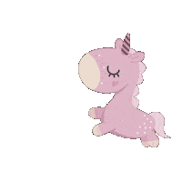 Unicorn Flying Sticker
