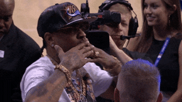 Nba Playoffs Kiss GIF by NBA